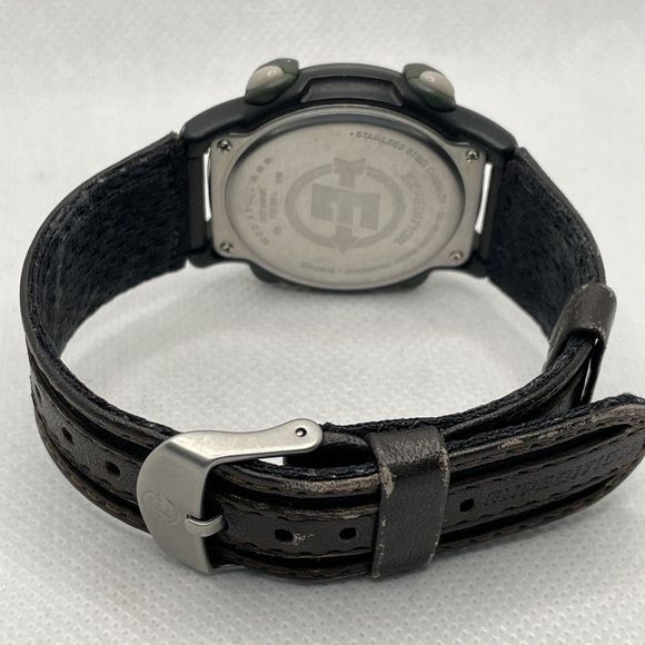 Timex Expedition T48042 Mens Brown Nylon/Leather Digital Dial Quartz Watch TMR71 - Picture 9 of 10